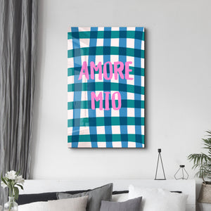 AMORE MIO | Cam Duvar Tablosu