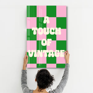 Vintage Dokunuş | Cam Duvar Tablosu