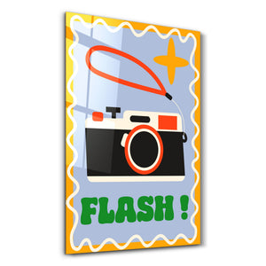 FLASH! | Cam Duvar Tablosu