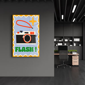 FLASH! | Cam Duvar Tablosu