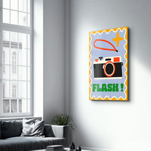 FLASH! | Cam Duvar Tablosu