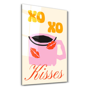 XO XO | Cam Duvar Tablosu
