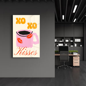 XO XO | Cam Duvar Tablosu