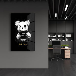 Ask Later x Sugar Teddy | Cam Duvar Tablosu