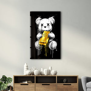 Worth More Than Words x Sugar Teddy | Cam Duvar Tablosu