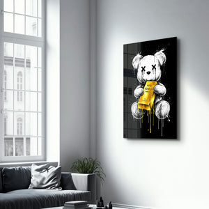 Worth More Than Words x Sugar Teddy | Cam Duvar Tablosu