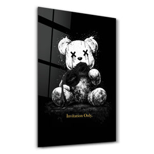 Invitation Only x Sugar Teddy | Glass Wall Art