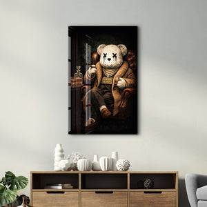 The Boss x Sugar Teddy | Glass Wall Art