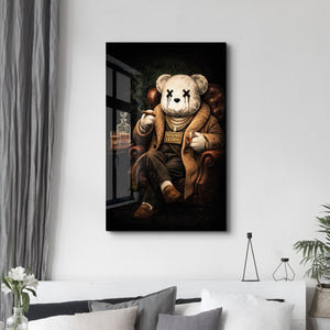 The Boss x Sugar Teddy | Glass Wall Art