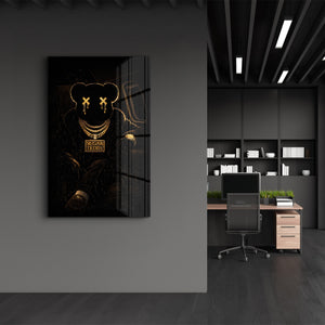 Drip x Sugar Teddy | Glass Wall Art