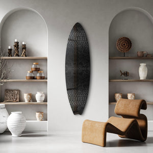 Yılan Derisi | Sörf Tahtası Cam Duvar Tablosu