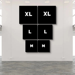 NYC - İkili Cam Duvar Tablosu