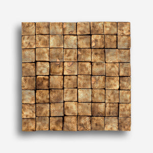 Smoked Brown Wall Sculpture | Premium Wood Handmade Wall Sculpture - Artdesigna
