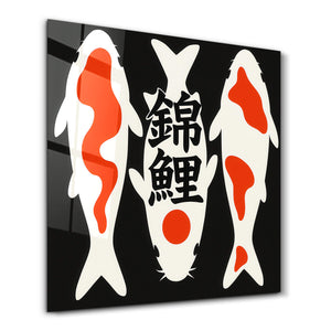 KOI KOI | Cam Duvar Tablosu