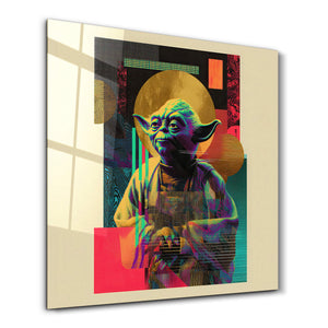 Galaktik Zihin: Yoda Yeniden Düzenlendi | Cam Duvar Tablosu