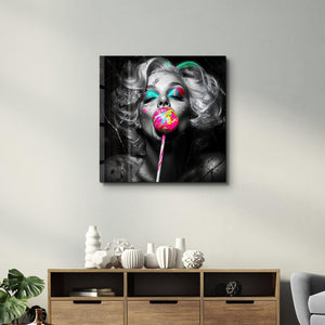 Lolly | Cam Duvar Tablosu