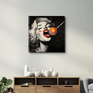 Lollypop - Hollywood Esintileri | Cam Duvar Tablosu