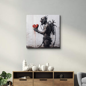 Cyberpunk Sokak Tablosu | Cam Duvar Tablosu