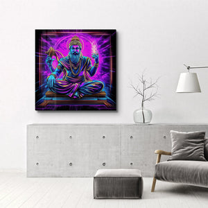 Brahma Yeniden Tasarlandı | Cam Duvar Tablosu