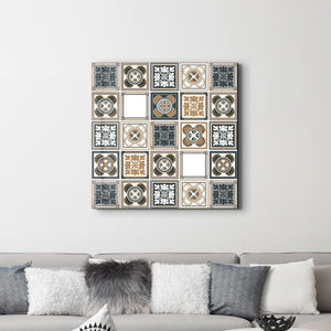 Light-Brown Italian Ceramic Tiles Collection | Glass Wall Art - Artdesigna