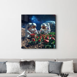 Uzay Çiftçiliği | Cam Duvar Tablosu