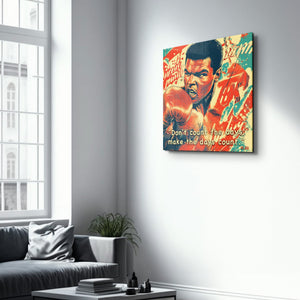 Günleri Saymayın | Cam Duvar Tablosu