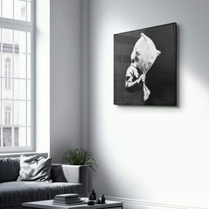 Asla utanma | Cam Duvar Tablosu