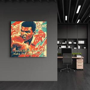 Günleri Saymayın | Cam Duvar Tablosu