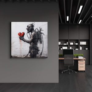 Cyberpunk Sokak Tablosu | Cam Duvar Tablosu