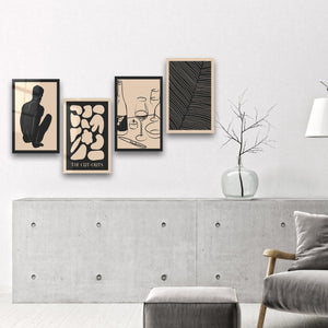 ."The Cut Outs Quadro v4". Contemporary Gallery Collection Glass Wall Art - ArtDesigna Glass Printing Wall Art