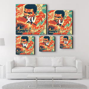 Günleri Saymayın | Cam Duvar Tablosu