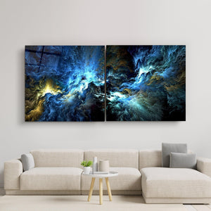 ・"Myth of The Sky - Duo"・Glass Wall Art - ArtDesigna Glass Printing Wall Art