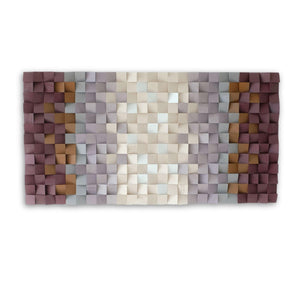 Lavanta Bahçesi Üst Düzey Ahşap El Yapımı Duvar Heykeli - Sınırlı Sayıda