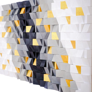 Altın Dokunuşlar Üst Düzey Ahşap El Yapımı Duvar Heykeli - Sınırlı Sayıda