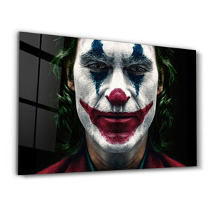 Joker - Smile | Glass Wall Art - Artdesigna
