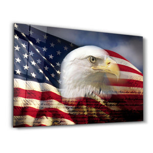 Always Fly High | Glass Wall Art - Artdesigna