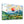 The Village Of Hot Air Balloon | Glass Wall Art - Artdesigna