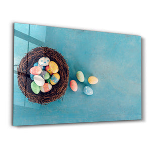 Easter Egg | Glass Wall Art - Artdesigna