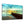 Kayak and Sunset on the Beach | Glass Wall Art - Artdesigna