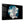 Flower with Blue Leaves | Glass Wall Art - Artdesigna