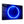 Blue Circle Light | Glass Wall Art - Artdesigna
