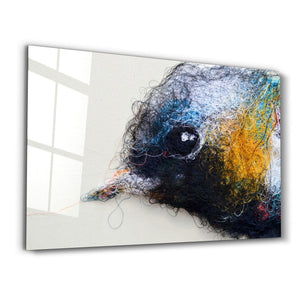 The Bird | Glass Wall Art - Artdesigna