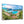 Panoramic view of Porte de Soller, Palma Mallorca, Spain | Glass Wall Art - Artdesigna