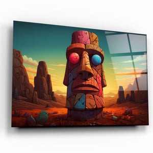 Tiki | Designers Collection Glass Wall Art - Artdesigna