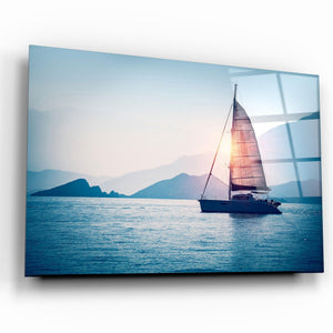 The Explorer - SailBoat | Glass Printing Wall Art - Artdesigna