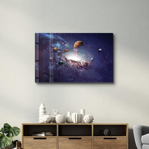 Galaxy | Glass Wall Art - Artdesigna