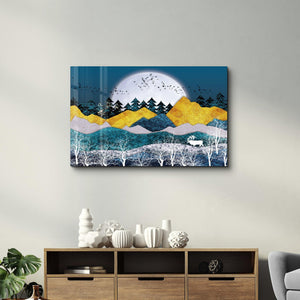 Cute Forest2 | Glass Wall Art - Artdesigna