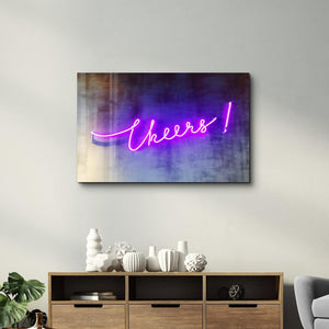 Cheers! | Glass Wall Art - Artdesigna