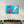 Blue and Red Ink Drops | Designer's Collection Glass Wall Art - Artdesigna