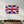 UK Flag | Glass Wall Art - Artdesigna
